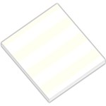 Horizontal Stripes - White and Ivory Small Memo Pads