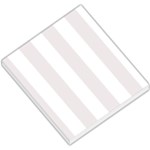Vertical Stripes - White and Pastel Pink Small Memo Pads
