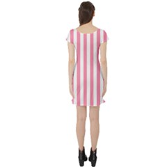 Short Sleeve Skater Dress Back