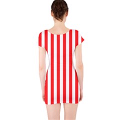 Short Sleeve Bodycon Dress Back