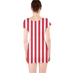 Short Sleeve Bodycon Dress Back