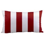 Vertical Stripes - White and Dark Red Samsung Note 4 Hardshell Back Case