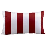 Vertical Stripes - White and Maroon Red Samsung Note 4 Hardshell Back Case