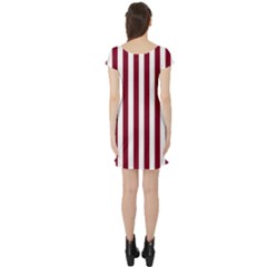 Short Sleeve Skater Dress Back