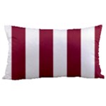 Vertical Stripes - White and Burgundy Red Samsung Note 4 Hardshell Back Case