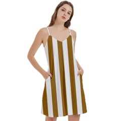 Mini Camis Dress With Pockets 