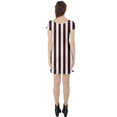 Short Sleeve Skater Dress Back