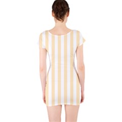 Short Sleeve Bodycon Dress Back