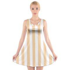 V-Neck Sleeveless Dress 