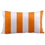 Vertical Stripes - White and Orange Samsung Note 4 Hardshell Back Case
