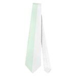 Vertical Stripes - White and Pale Green Necktie (One Side)