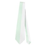 Vertical Stripes - White and Pale Green Necktie (Two Side)