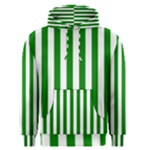 Vertical Stripes - White and Green Men s Pullover Hoodie
