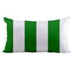 Vertical Stripes - White and Green Samsung Galaxy Note 4 Case (White)