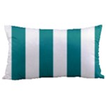 Vertical Stripes - White and Teal Samsung Note 4 Hardshell Back Case