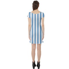 Short Sleeve Skater Dress Back
