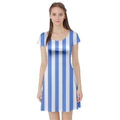 Short Sleeve Skater Dress Front