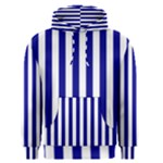 Vertical Stripes - White and Dark Blue Men s Pullover Hoodie