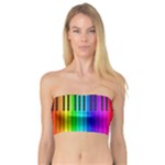 Rainbow Piano Keyboard  Bandeau Top