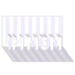 Vertical Stripes - White and Pastel Violet #1 MOM 3D Greeting Cards (8x4)