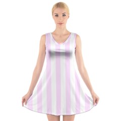 V-Neck Sleeveless Dress 