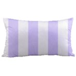 Vertical Stripes - White and Pale Lavender Violet Samsung Note 4 Hardshell Back Case