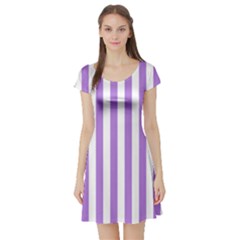 Short Sleeve Skater Dress Front