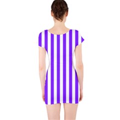 Short Sleeve Bodycon Dress Back