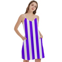 Mini Camis Dress With Pockets 