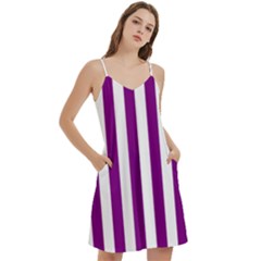 Mini Camis Dress With Pockets 