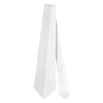 Vertical Stripes - White and Pale Gray Necktie (One Side)