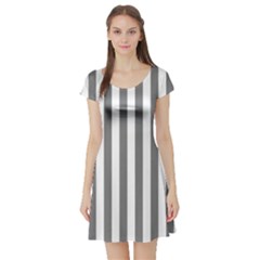 Short Sleeve Skater Dress Front
