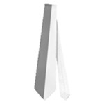 Vertical Stripes - White and Gray Necktie (One Side)