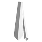 Vertical Stripes - White and Gray Necktie (Two Side)