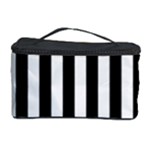 Vertical Stripes - White and Black Cosmetic Storage Case