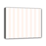 Vertical Stripes - White and Seashell Canvas 10  x 8  (Stretched)