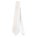 Vertical Stripes - White and Seashell Necktie (One Side)