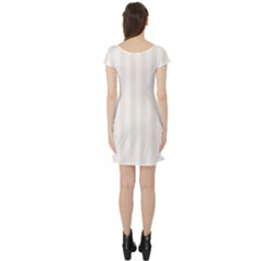 Short Sleeve Skater Dress Back