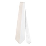 Vertical Stripes - White and Linen Necktie (One Side)