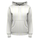 Vertical Stripes - White and Ivory Women s Pullover Hoodie