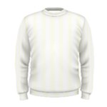 Vertical Stripes - White and Ivory Men s Sweatshirt