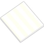 Vertical Stripes - White and Ivory Small Memo Pads