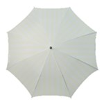 Vertical Stripes - White and Ivory Golf Umbrella