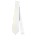 Vertical Stripes - White and Ivory Necktie (One Side)