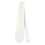 Vertical Stripes - White and Ivory Necktie (Two Side)