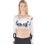 Image Long Sleeve Crop Top (Tight Fit)