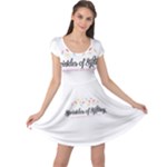 Image Cap Sleeve Dress