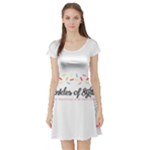 Image Short Sleeve Skater Dress