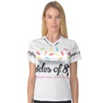 Image Women s V-Neck Sport Mesh Tee