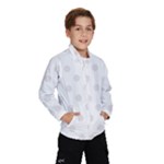 Polka Dots - Pastel Pink on White Wind Breaker (Kids)